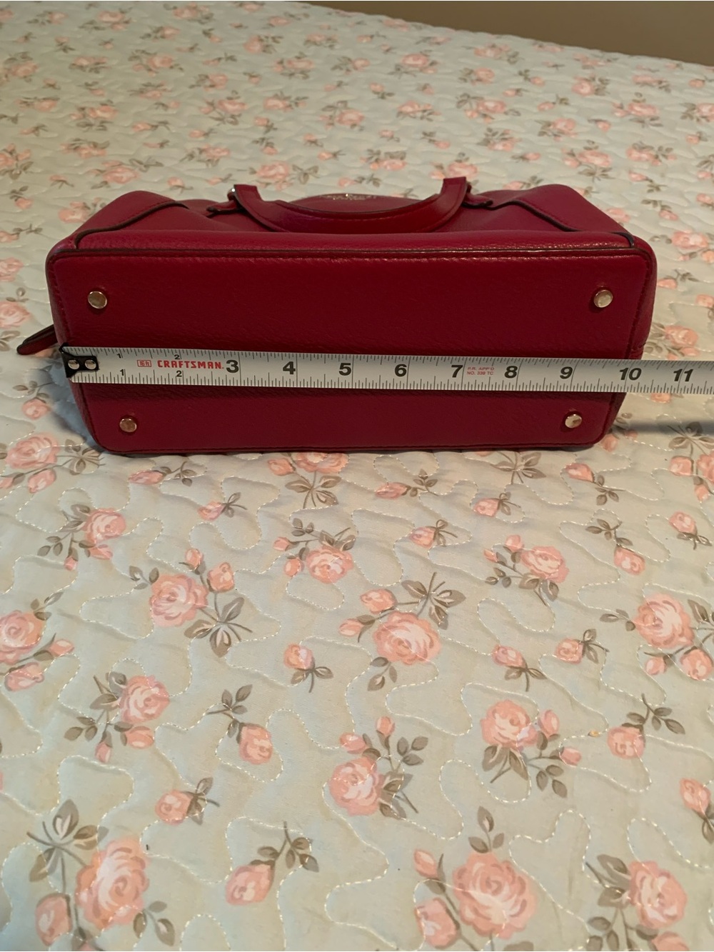 Kate Spade Raspberry Pebbled Leather Satchel - Picture 7 of 8